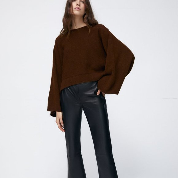 Zara | Sweaters | Zara Wide Sleeve Knit 